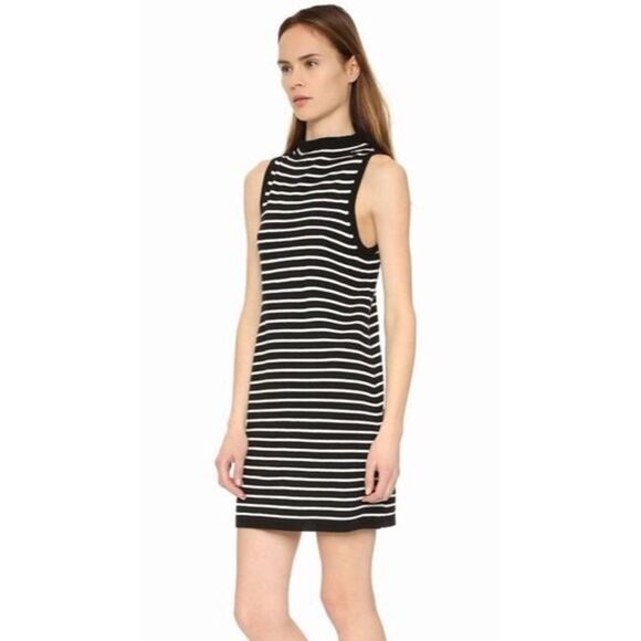 𝅺CUPCAKES & cashmere piper striped sweater dress size medium VGUC - Picture 1 of 6